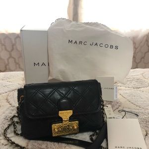 Marc Jacobs Quilted Baroque Black Leather Bag